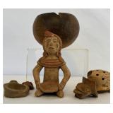 Primitive El Salvador Pottery Pieces & More