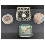 Pimpernel Coasters, English Village, Napkin Holder