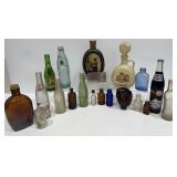 Collection of Vintage Glass Bottle, Raleigh & More