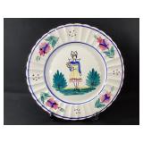 Rare Stangl Pottery Quimper 14" Chop Plate