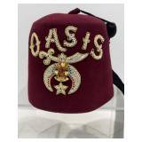 Anthony Nizzardini Vintage Masonic Oasis Fez Hat