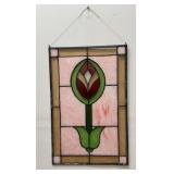 Artisan Stain Glass Window Panel