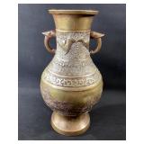 Early Asian Archaic Brass Vase,Rare