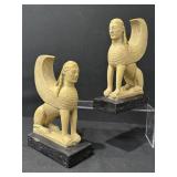 Egyptian Sphinx of Nathos Book Ends