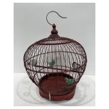 Vintage Chinese Wicker/Wood  Bird Cage