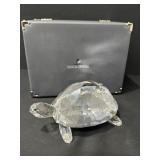 Retired Swarvoski Crystal Giant Turtle Figurine