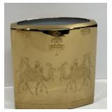 Rosenthal Versace Marco Polo Vase, Gold