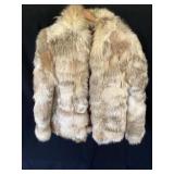 Genuine Womenï¿½s Coyote Fur Coat,Small