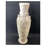 Wave Crest Hand Painted Embossed Vase,Scarce