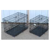 (2) Wire Pet Crates