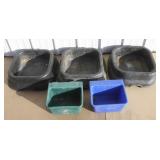 (5) Plastic Feeders