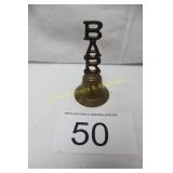 Vintage Solid Brass Bar Bell