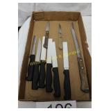 Group of Kitchen Knives