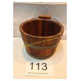 Vintage Wooden Bucket