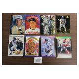 Group of (8) Baseball Cards