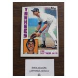 1984 Don Mattingly Topps # 8 Baseball Card / RC