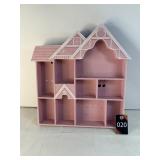 Pink House Shelf 12"W x 2"D x 131/2" H