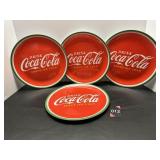 Coca-Cola Plastic Plates 101/2" Dia