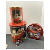 Coca-Cola Tins & Dessert Plate Box