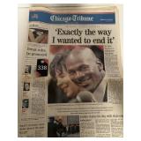 Chicago Tribune Michael Jordan Retires 1/14/99