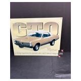 Metal GTO Sign 16"x12"