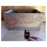 Mission Crate Wooden Box