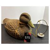 Vintage Ariduk General Fibre Co Duck Decoy