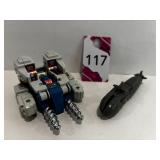 Gobots Dive-Dive Submarine & G1 Jumpstarter