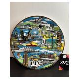 Vtg Vancouver Souvenir Plate British Columbia