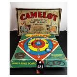 Vtg Camelot & Spears ring board games