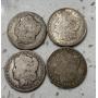 4 Morgan Silver Dollars