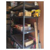 Storage Rack with Contents