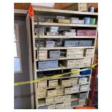 Shelves Of Supplies, Rivets, Zip Ties, Lot Of Wheels, Clips, Bushings, Etc.)