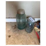 (2) Vintage Ball Jars With Lids