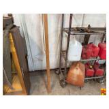 Furniture Clamps, Hand Saws, Rolling Shelves & Plastic Gas Containers