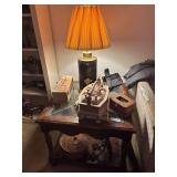 End Table, Table Lamp & Miscellaneous