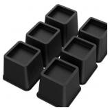 3  6 Pack Bed Risers  Stackable  3 Inch Heavy Duty