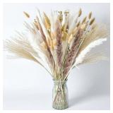 Lomyolo Natural Dried Pampas Grass Bouquet  Boho H
