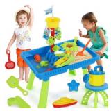 37 Pcs  Yexmas Sand Water Table for Toddlers  Outd