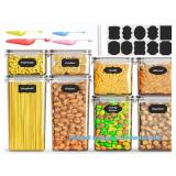 8 PCS  GPED Airtight Food Storage Containers  BPA