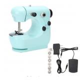 Portable Mini Electric Sewing Machine, Blue