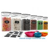 8.26 x 3.2 x 9.45  Cereal Container Set  6-Pack Ai
