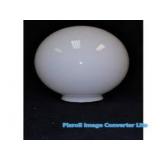 Qty# 12 White opal glass ball shaped 8 lighting gl