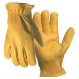 Sz M 3 Pairs Deerskin Driver Gloves