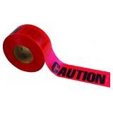 Large  CAUTION TAPE RED 3 X 1000