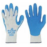 6Pairs Sz L VF Coated Gloves Blue 4JF56 PR