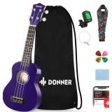 Rainbow 21in  Donner Soprano Ukulele Kit  Bag  Str