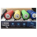 24PC 3 Mode Swivel Light 40 Lumen,NIB