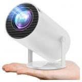 4.69" x 5.28" x 8.6" 4K Mini Projector  1080P Supp