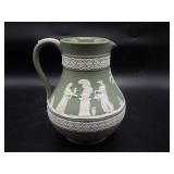 Wedgwood Green Jasperware 5.5" Pitcher